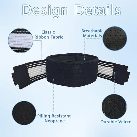Lower Back Support Brace Belt – Adjustable Lumbar Relief for Men & Women