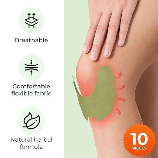 Herbal Knee Patches Pack – 10/20/30 Pieces | Soothing Plant-Based Pain Relief