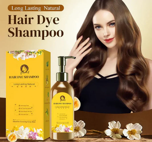 Japanese Grey-Cover Hair Dye Shampoo – Natural Color in 5 Minutes | Lasting Japanese Herbal Formula