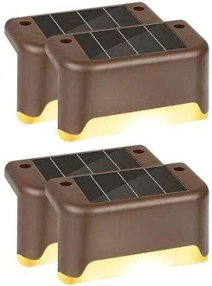 Outdoor Solar Deck Lights – Waterproof Warm LED Lights for Deck, Patio & Garden