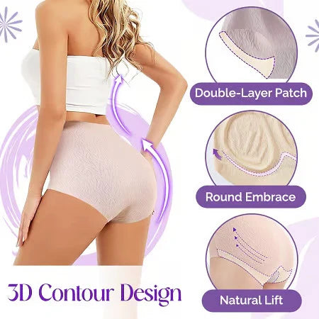 ComfortFit Women’s Seamless Underwear – Multicolor Pack of 4 | Invisible Under Clothes, Sizes S-XXL