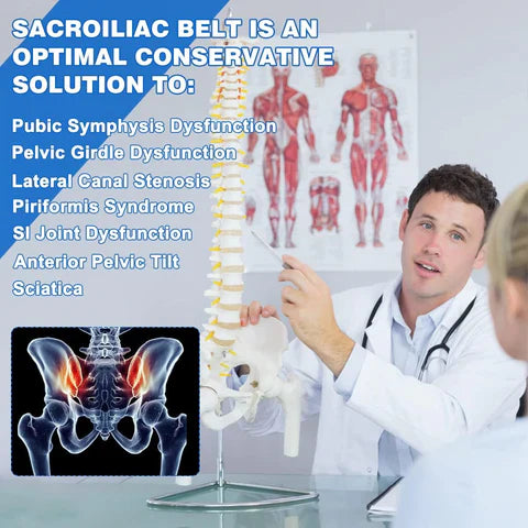 Lower Back Support Brace Belt – Adjustable Lumbar Relief for Men & Women